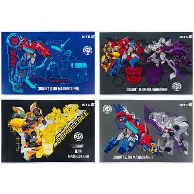Альбом для малювання Kite Transformers, 24 аркуша (TF25-242) Вінниця