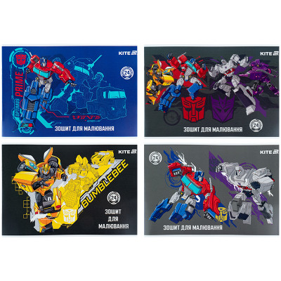 Альбом для малювання Kite Transformers, 24 аркуша (TF25-242) Вінниця - фото 1