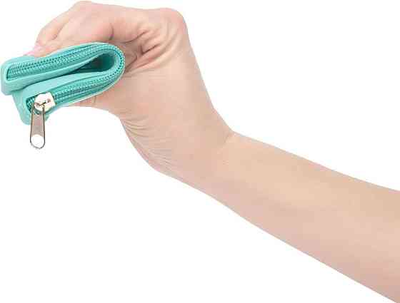 Сумка для хранения секс-игрушек PowerBullet - Silicone Storage Zippered Bag Teal Sex Aura Киев