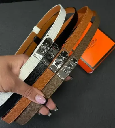 Жіночий ремінь HERMES Kelly натуральна шкіра. Коричневий Київ