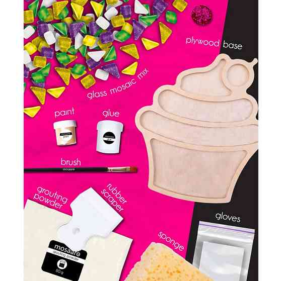 Дитячий набір для творчості кришталева мозаїка "Кекс" MA1006 Вінниця