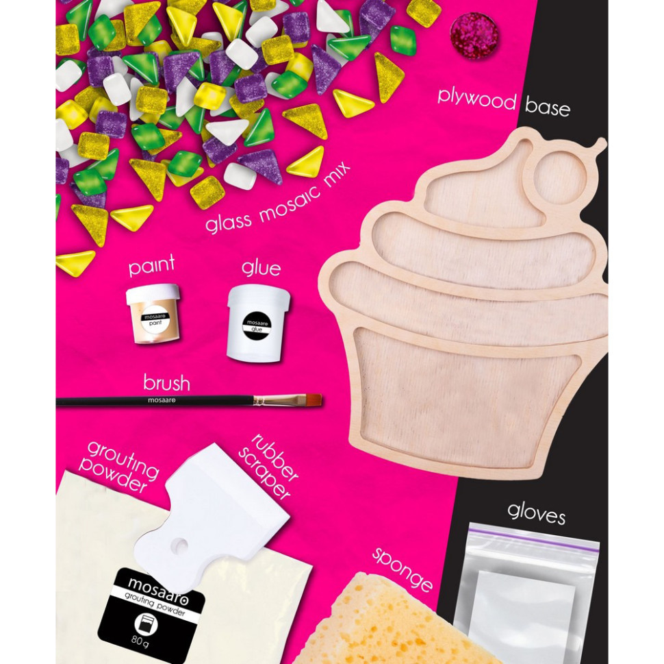 Дитячий набір для творчості кришталева мозаїка "Кекс" MA1006 Вінниця - фото 3