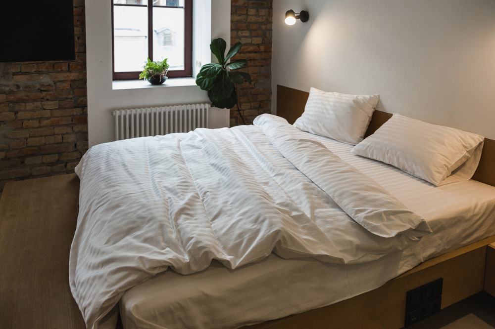 Ecotton Комплект постільної білизни Ecotton двоспальний 180х215 см готельний із Страйп-сатину б Коломыя - изображение 4