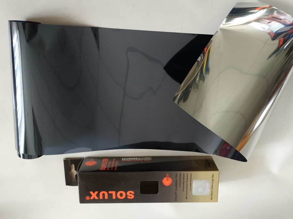 Плівка на лобове скло SOLUX Black/Silver 150см Вінниця - фото 1