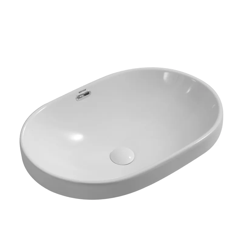 Раковина врізна на стільницю Mixxus Premium ELLIPSE-1601 600х400х190mm з переливом   ( MP6569 ) 27287 Харків - фото 1