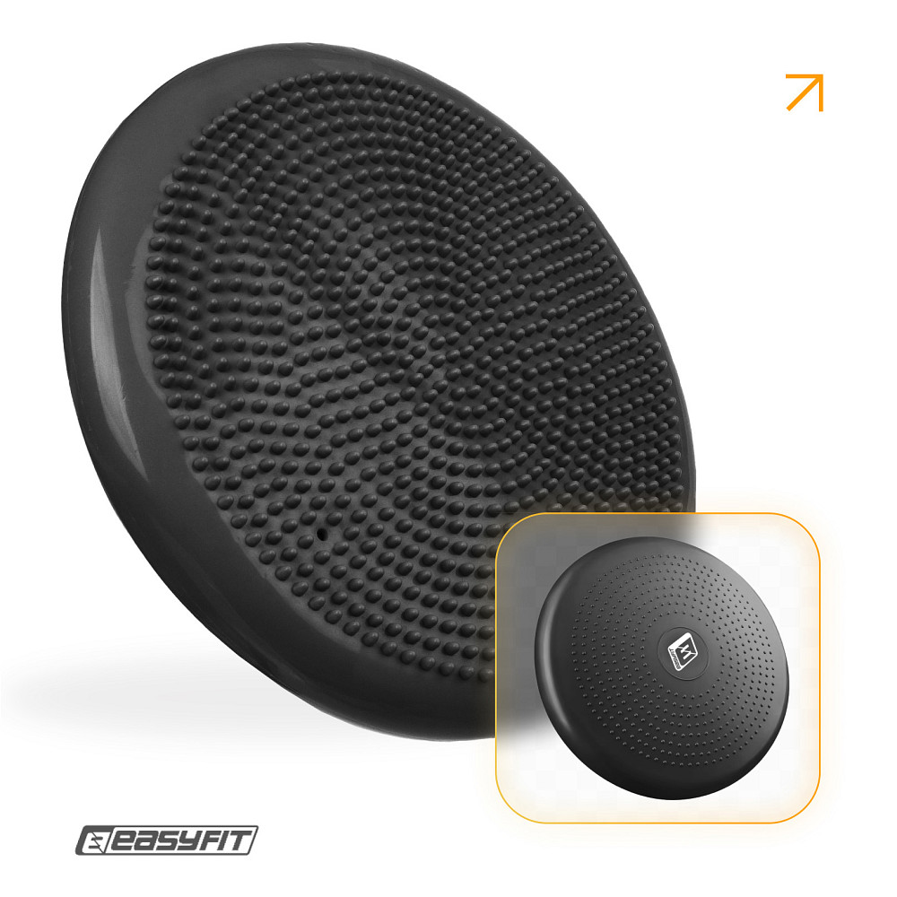 Балансувальна масажна подушка EasyFit Чорний Коломия - фото 1
