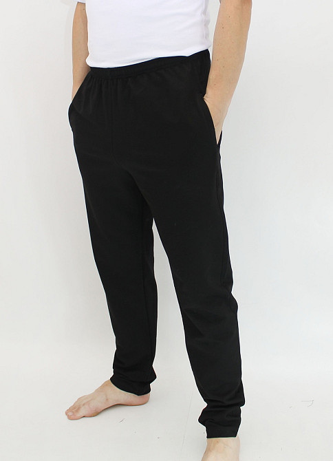 Спортивные штаны мужские прямые Черный 56-58 Харьков - изображение 1