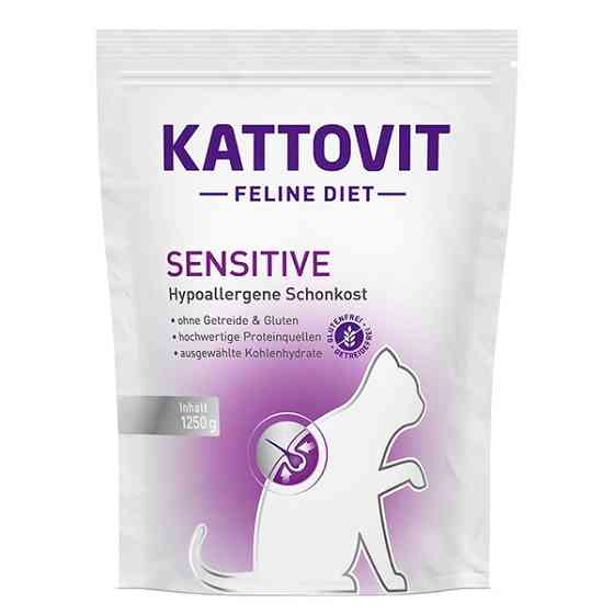 Kattovit Veterinary Sensitive КАТТОВИТ СЕНСИТИВ диетический сухой корм для котов с пищевой непереносимостью Киев
