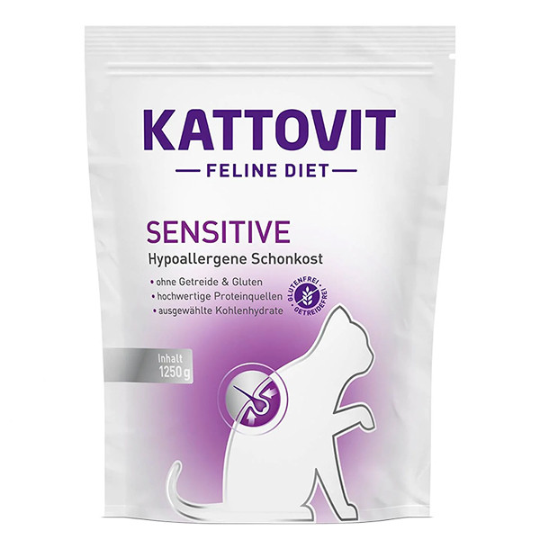 Kattovit Veterinary Sensitive КАТТОВИТ СЕНСИТИВ диетический сухой корм для котов с пищевой непереносимостью Киев - изображение 1