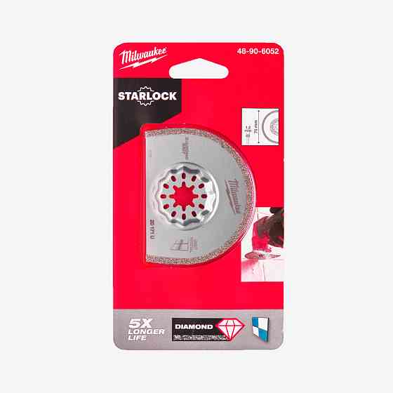 Полотно STARLOCK MILWAUKEE Diam для многофункционального инструмента, 75х1,2мм Одесса