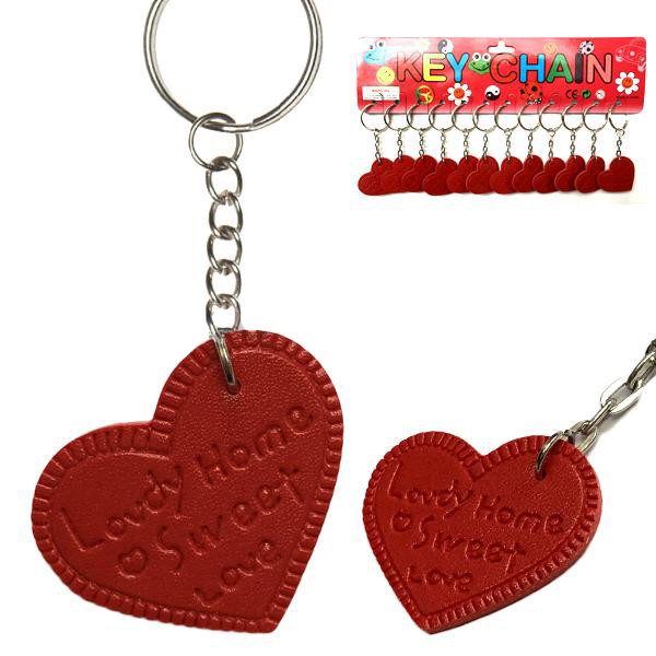 Брелок для ключів жіночий Серце 12 шт Київ - фото 1