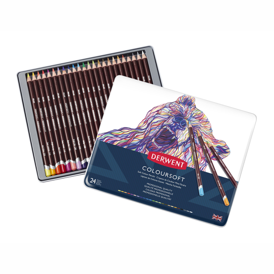 Цветные карандаши Coloursoft 24кол Derwent Киев