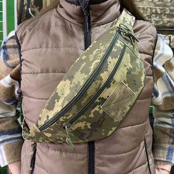 Тактична поясна сумка-бананка Піксель ММ-14 Cordura 1000 D Київ