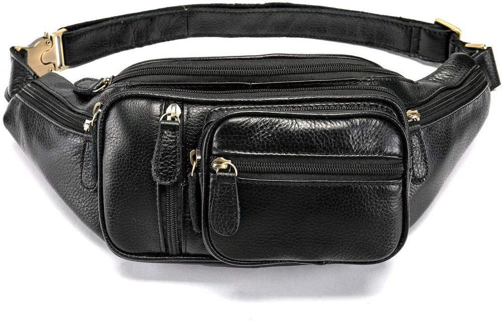 Поясная cумка мужская Vintage 14817 Черная Киев - изображение 1