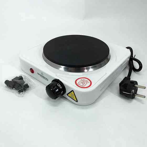 Мини электроплита, Плита переносная для дома, Компактная электронная плитка, Электроплита на 1 конфорку OV-44 Львов