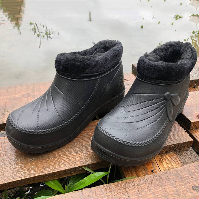 Женские валенки из войлока, Женские дутики с мехом дутики водонепроницаемые IQ-59 Львов - изображение 3