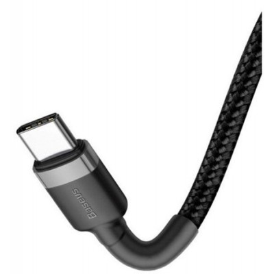 Дата кабель USB-C to USB-C 2.0m USB 3.1 3A grey-black Baseus (CATKLF-HG1) Вінниця - фото 5