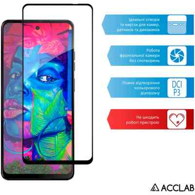 Скло захисне ACCLAB Full Glue Moto G04 Black (1283126594250) Вінниця
