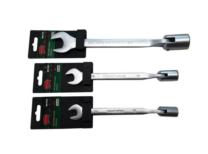 Ключ рожково-торцевий шарнірний 17мм на пластиковому тримачі Одеса - фото 1