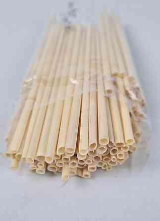 Соломка трубочка екологічна "Пшениця" 14 см (100 шт.) діаметр 2-4 мм (1 пачка) Харків