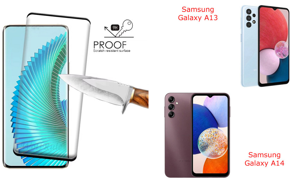 Захисне скло HyperGlass Pro для Samsung Galaxy A13, Galaxy A14 – максимальна чутливість та захист Київ - фото 1
