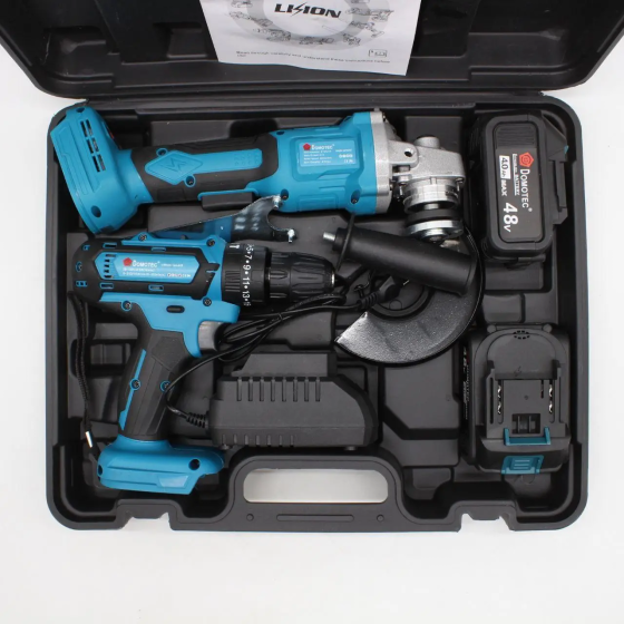 Угловая шлифовальная машина и дрель-шуруповерт TL 0036, мощный набор электроинструментов для дома и работы Одесса