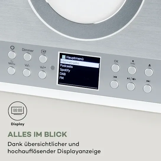 Стереосистема інтернет-радіо Auna Silver Star Swing з Німеччини Уцінка Дніпро - фото 7