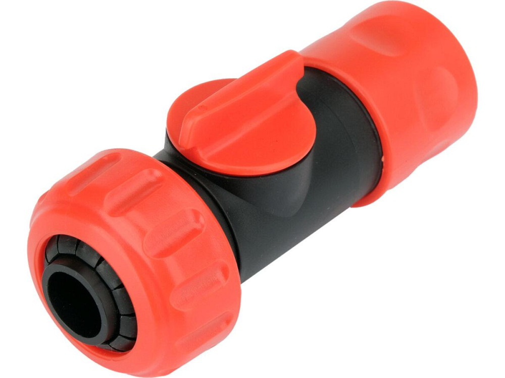 Муфта швидкоз'єднувальна з клапаном YATO для водяних шлангів Ø= 3/4" з ABS, PP матеріалів [12/120] Одеса - фото 1