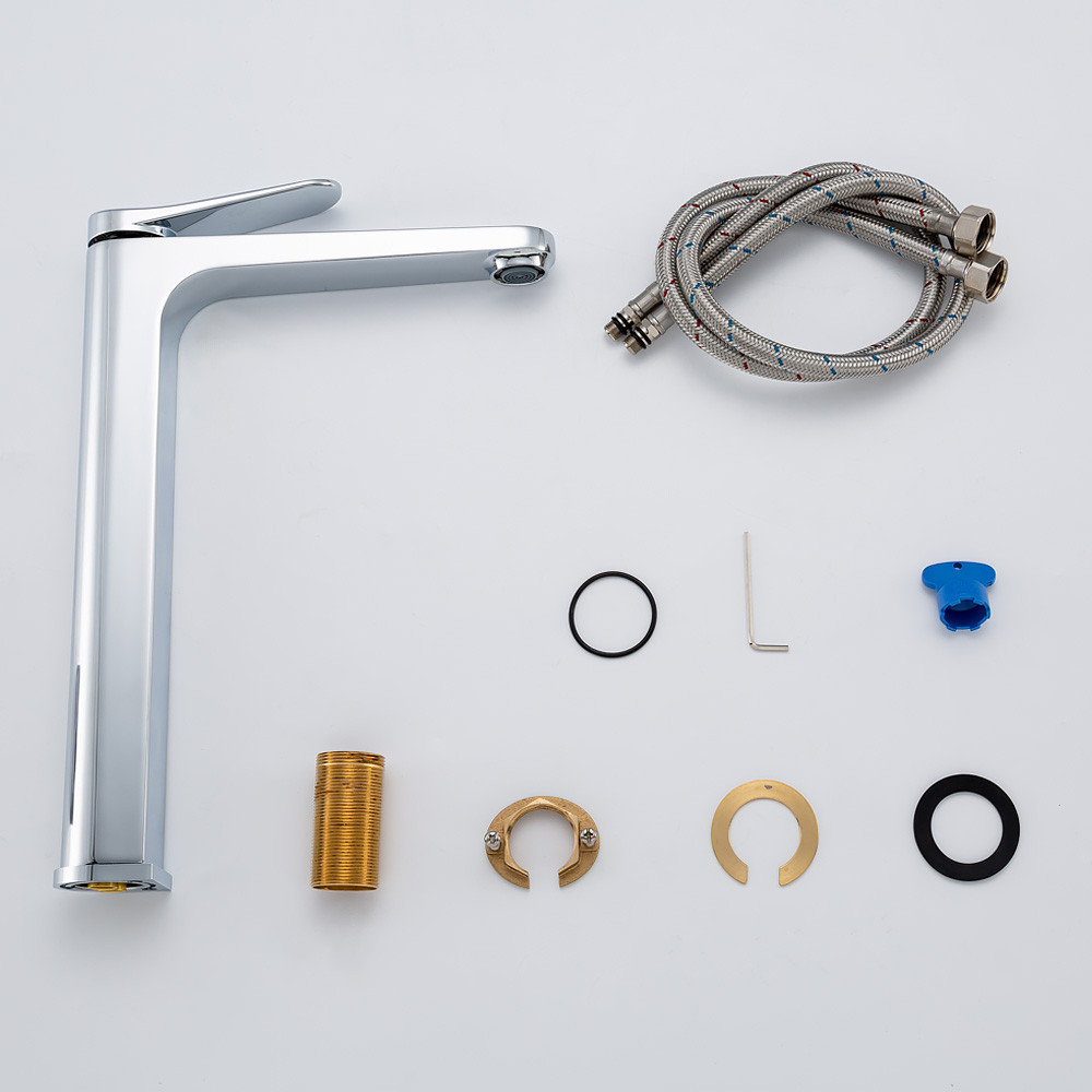 Смеситель для раковины высокий GAPPO G1010-2 хром Киев - изображение 3