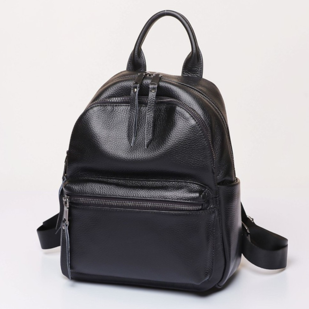 Женская сумка наплечная на каждый день 31х27х15, рюкзак для каждого дня, черная Киев - изображение 1