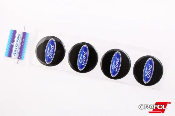 Наклейка на колпак 55ммом силікон Ford Автограф (4 шт.) Вінниця