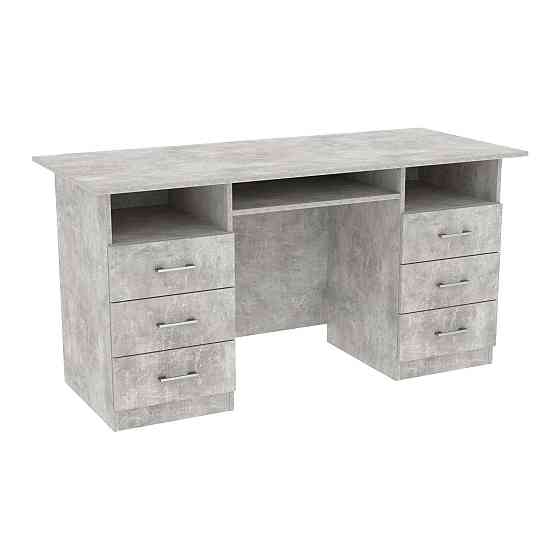 Стол офисный ОСП-4, Бетон, 1500/600/760 Львов