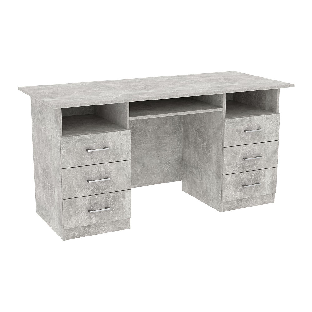 Стол офисный ОСП-4, Бетон, 1500/600/760 Львов - изображение 1