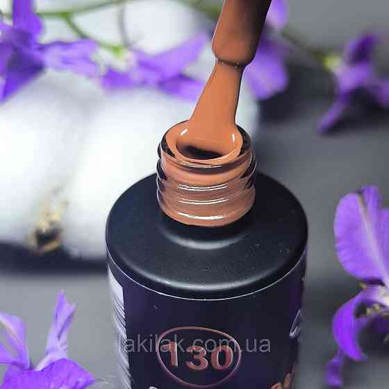 Гель-лак для нігтів Bee Nails 130 (каштановий) 8мл Херсон