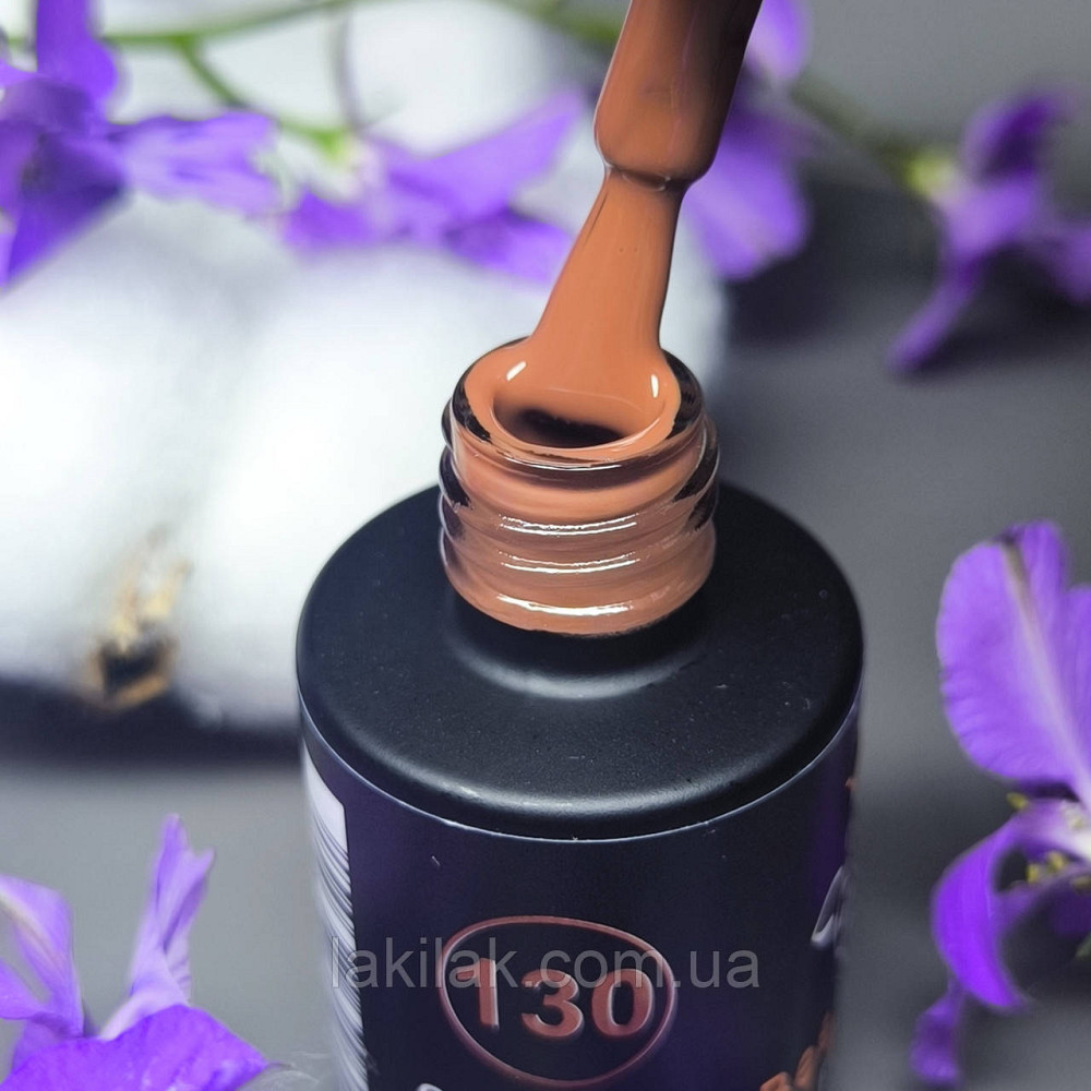 Гель-лак для нігтів Bee Nails 130 (каштановий) 8мл Херсон - фото 1