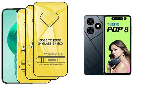 Защитное стекло DefenzoGlass для Tecno POP 8 – двойная прочность Киев