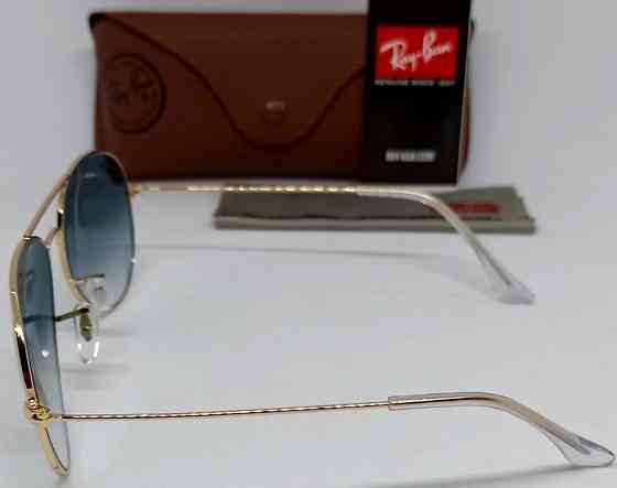 Брендовые очки капли голубой градиент в зол металле  стекло Киев
