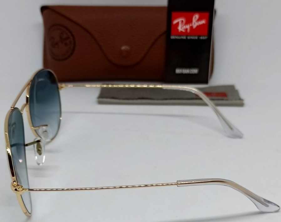 Брендовые очки капли голубой градиент в зол металле  стекло Киев - изображение 5