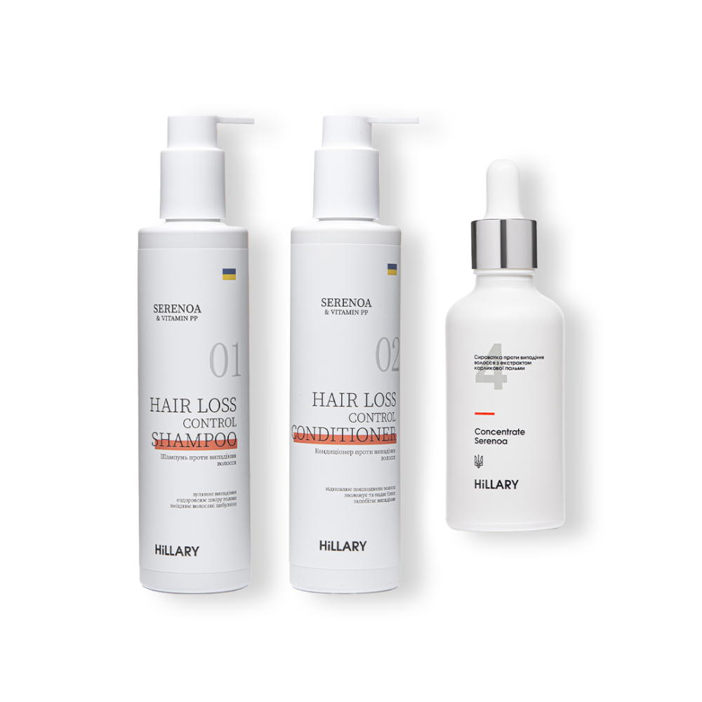 Шампунь та сироватка для волосся Concentrate Serenoa + кондиціонер проти випадіння волосся Київ - фото 1