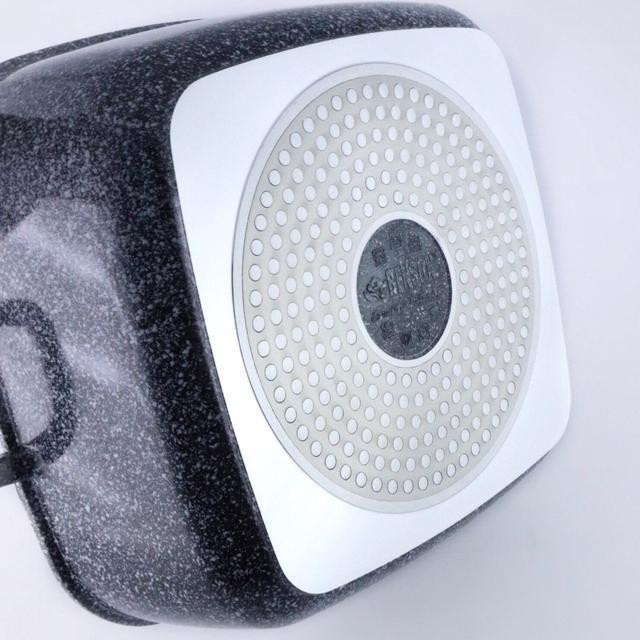 Кастрюля с крышкой 5,1л,24см Квадрат,Мраморное покрытие BENSON BN-362 (6 шт/ящ) Одесса - изображение 2