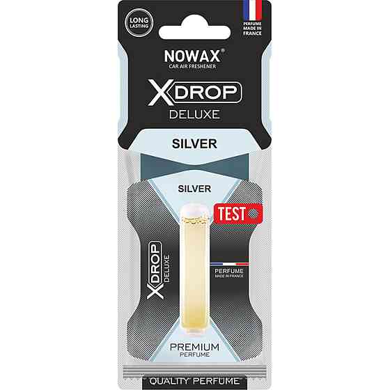 Ароматизатор целюлозний з капсулою Nowax серія X Drop Deluxe - Silver Киев