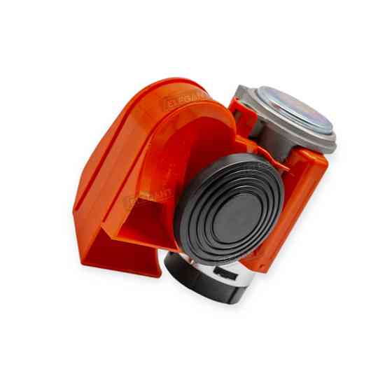 Сигнал воздушный улитка Nautilus compaсt 12V с компресором2 тона красный Мукачево