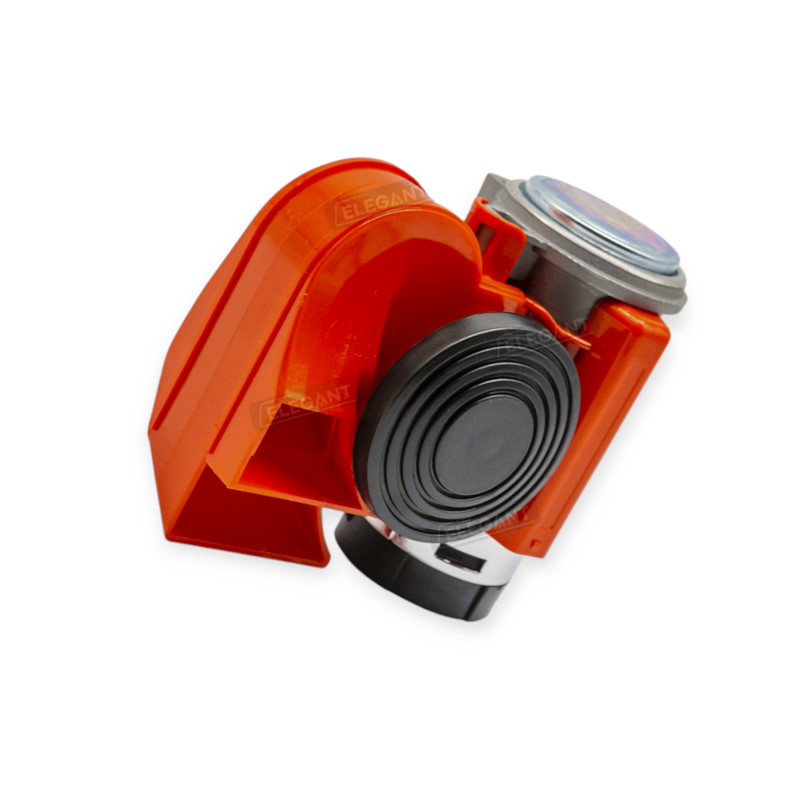 Сигнал воздушный улитка Nautilus compaсt 12V с компресором2 тона красный Мукачево - изображение 1