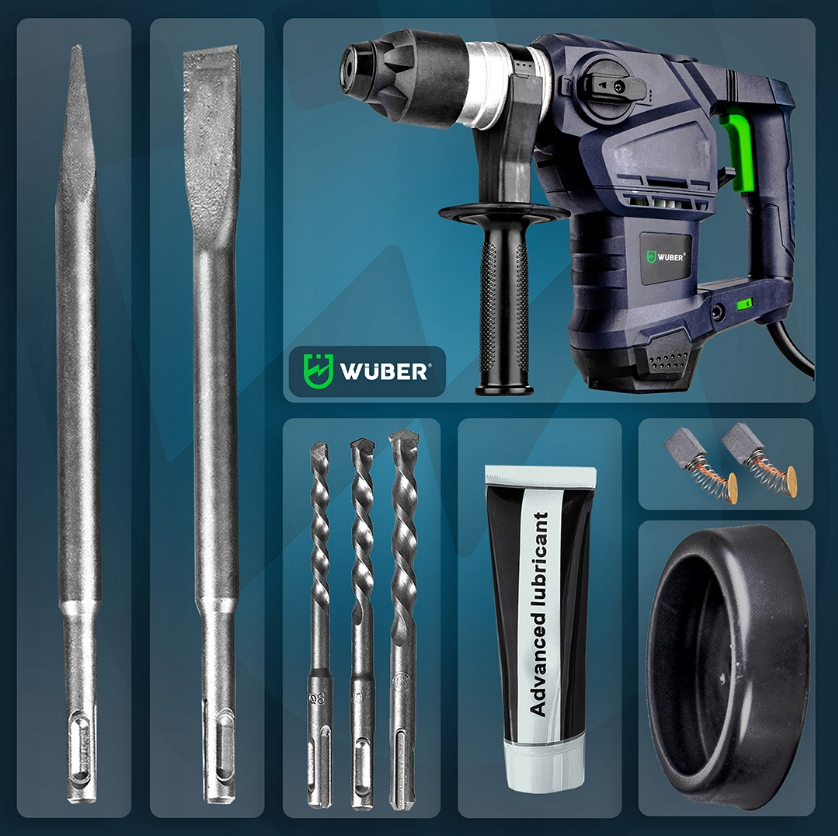 Дрель ударная Wuber 2600Вт (Польша) Киев - изображение 2