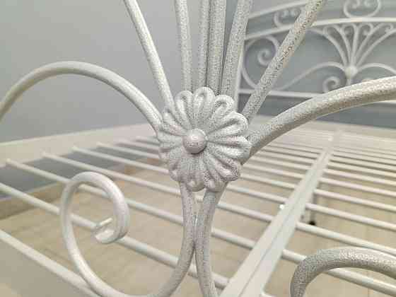 Двоспальне металеве ліжко Дармера від ТМ Теnero 160х200, Щит ДВП, Без ящика Харків