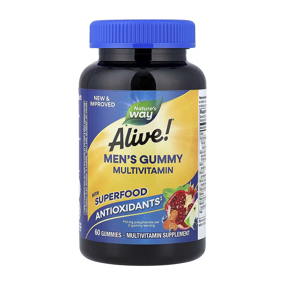Витамины Nature's Way Alive!® Men's Gummy Multivitamin - 60 gummies Луцк - изображение 1