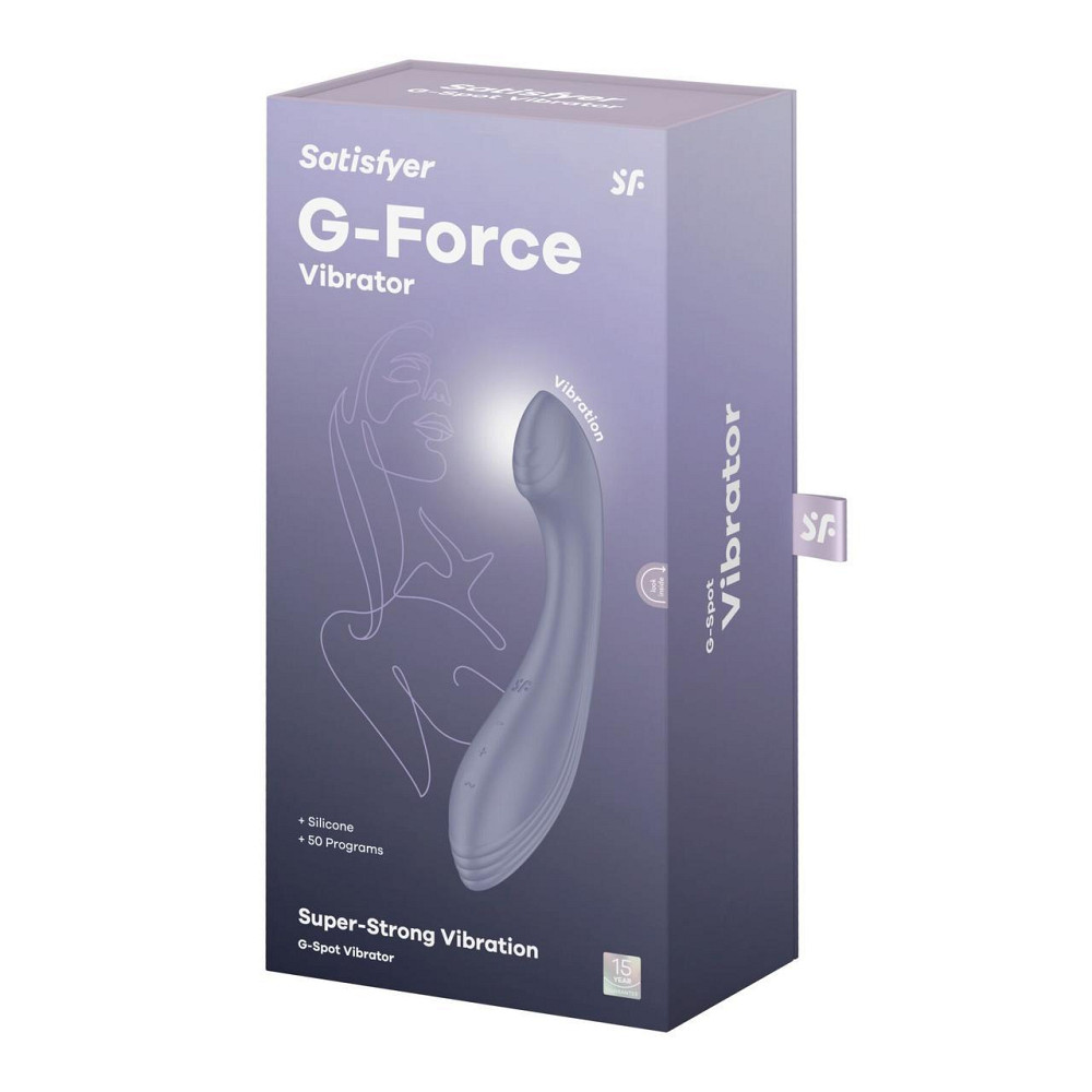 Вібратор для точки G Satisfyer G-Force Violet, 10 режимів + 5 рівнів інтенсивності Sex Aura Київ - фото 6