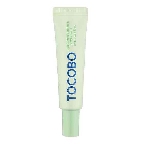 Сыворотка солнцезащитная увлажняющая для чувствительной кожи Cica Calming Sun Serum Deluxe SPF50+ PA++++ Tocobo 10 мл Киев
