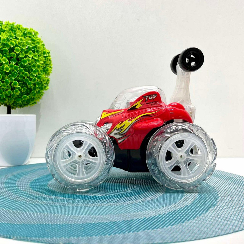 Машина Перевертень радіокерована трюкова зі колесами, що світяться 19см Червона (9996 M) Чернігів - фото 8