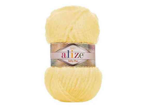 Пряжа Softy Plus 13 5шт/уп желтый 100% микрополиэстер 100г 120м ТМ Alize Sollmir Киев